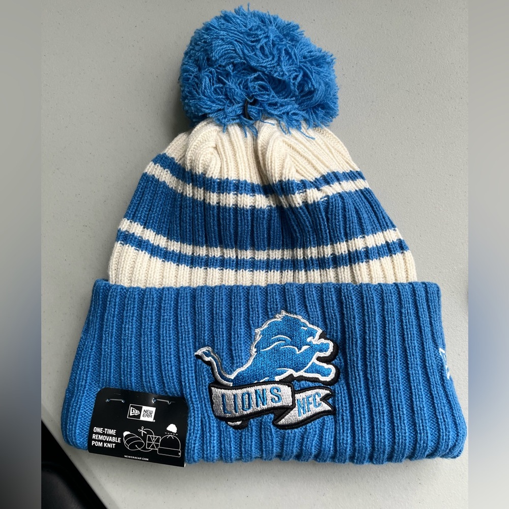 Detroit Lions stocking hat
